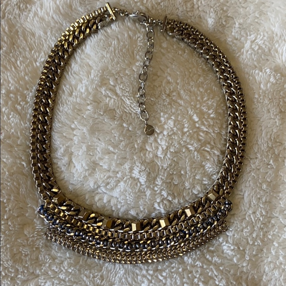 Stella & Dot Multichain Statement Necklace - image 1